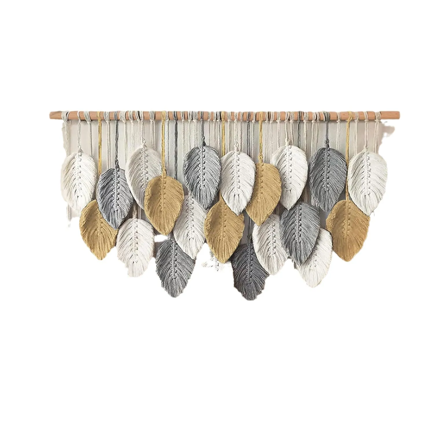 Nordic Sle Le Pattern Cotton Rope Weaving Wall Hanging Decorations Living Room Bedroom Baund Wall Art Decor