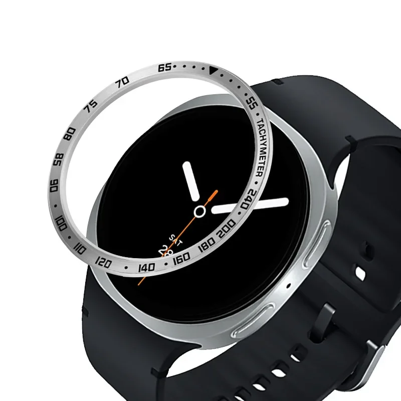 Premium Metal Bezel Ring with Time/Speed Scale Frame - Sleek Protective Accessory
