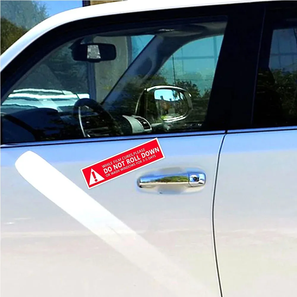 Do Not Roll Down Warning Labels 4*1 Inches Window Film Caution Sticker 500 Pcs Window Protection