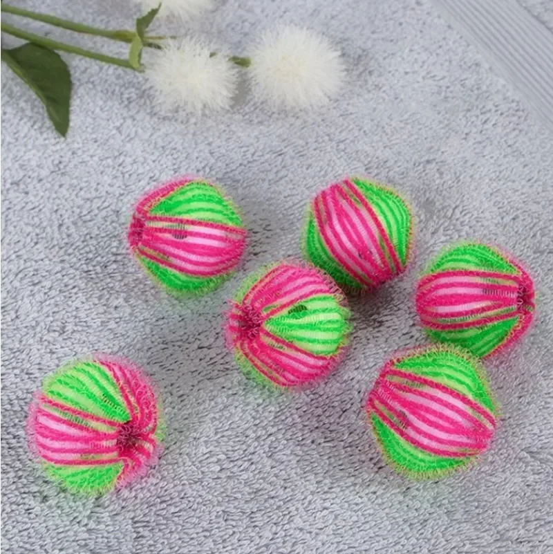 12/6PCS Laundry Anti Hair Catcher Fabric Softener Washing Capsules Personal Care Limpieza Cleaning Ball Fur Lint Remover Home
