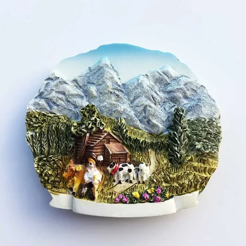 Magnete Frigorifero 3D Lucerna Svizzera - Souvenir Di Viaggio Originale Per Casa E Cucina - 6