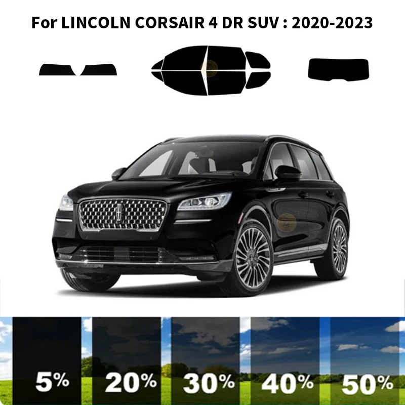 

Precut nanoceramics car UV Window Tint Kit Automotive Window Film For LINCOLN CORSAIR 4 DR SUV 2020-2023