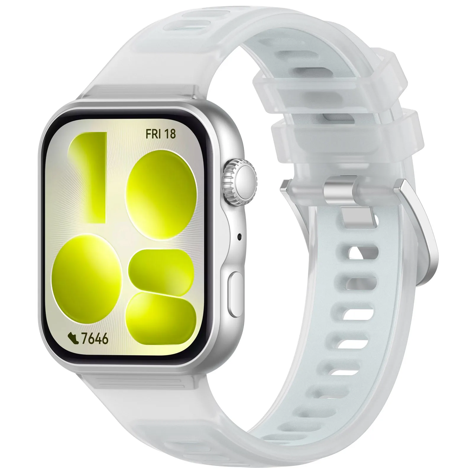 Breathable Two-Color Sport Silicone Bracelet Strap