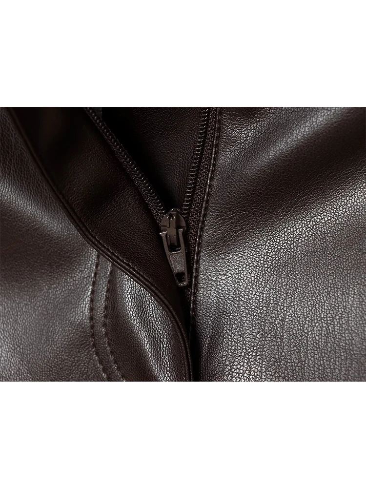 Women's Solid Faux Leather Trousers Elegant High Waist Vintage Street PU Slimming Zip Up Flared Pants Fashion Casual Streetwear