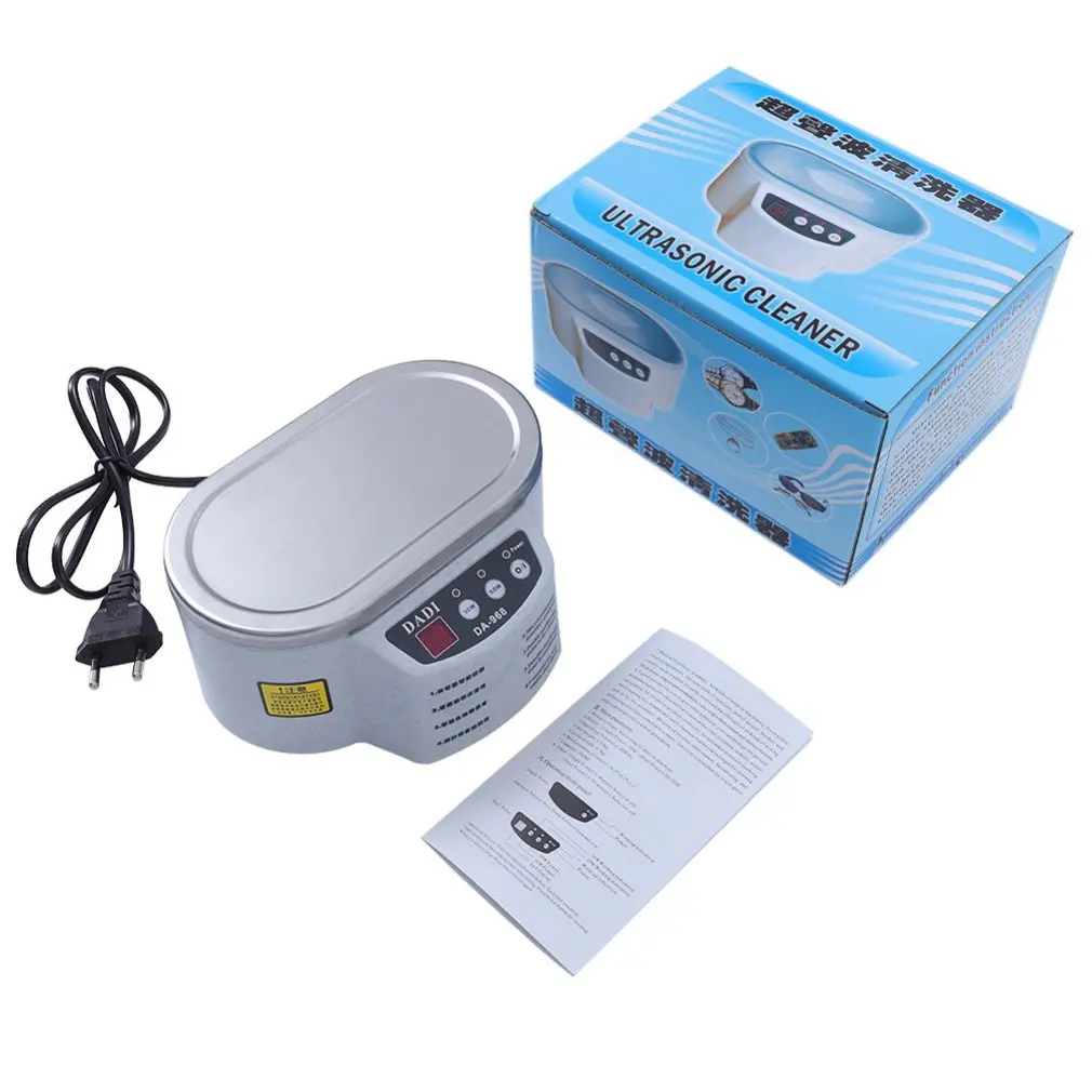 

Mini Ultrasonic Cleaner Jewelry Glasses Circuit Board Cleaning Machine Intelligent Control Ultrasonic Cleaner Bath