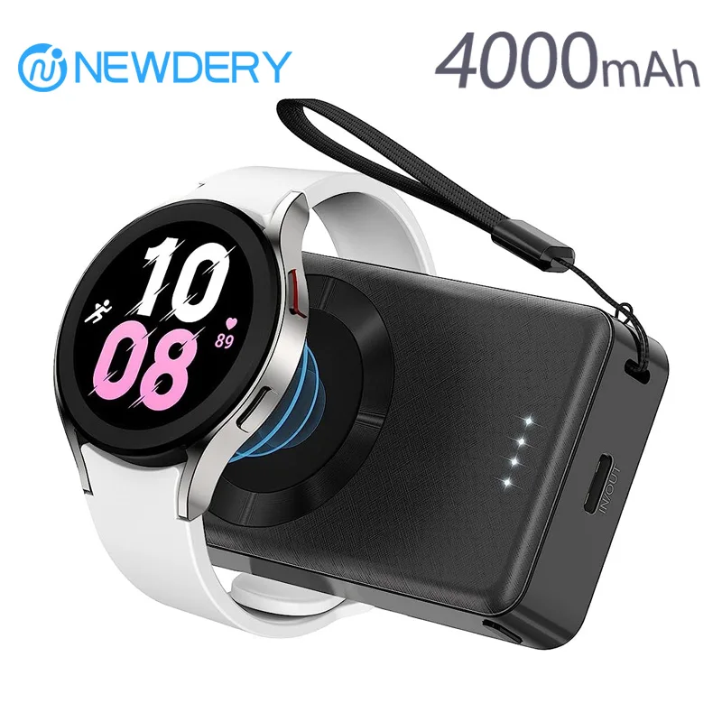 Portable Charger Galaxy Watch 7 Ultra 6 Classic 5 Pro 4 3 Active S4 S3 Spare Battery Pack Watch Magnetic Wireless Power Bank