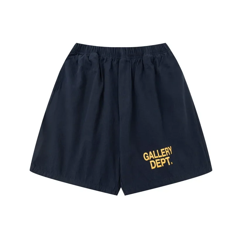 

2024 GALLERY DEPT Fashion Flame Men's T-Shirt Shorts Pants Sports Suit Cotton Short Sleeve Tops Hip Hop Street Fitness Wear