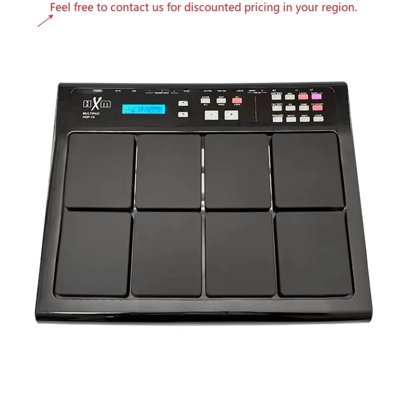 HXM HDP-1X Black Color Without Metal Stand 8 Pads Professional