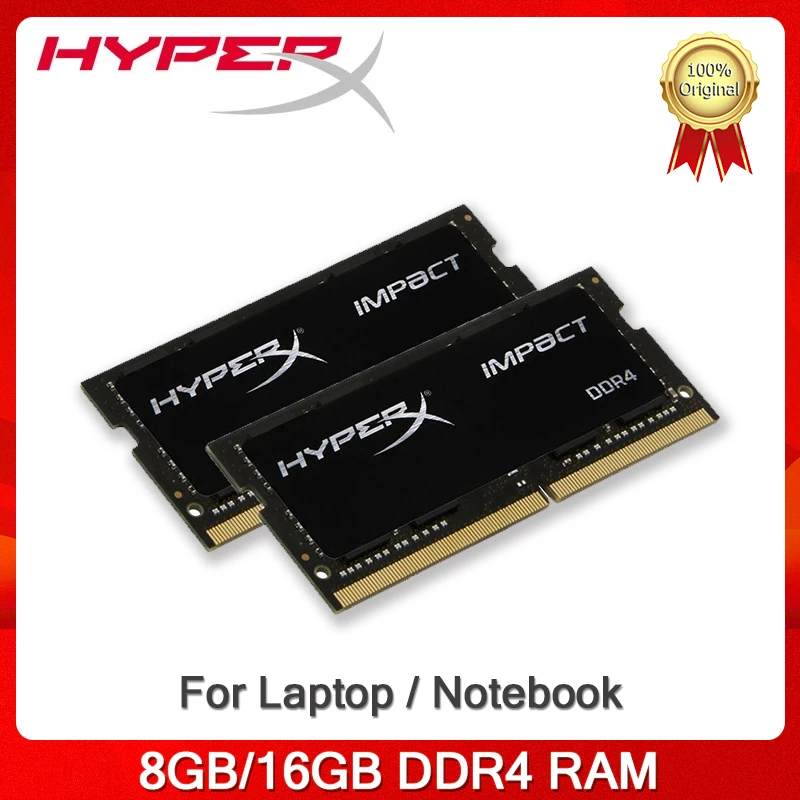 HyperX memoria Ram para portátil SODIMM DDR4, 8GB, 16GB, 2133MHz, 2400MHz, 2666MHz, 3200MHZ| | -