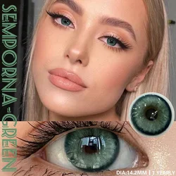 Vibrant Color Contact Lenses for a Natural Look - Yearly Wear (SEMPORNA-GREEN)