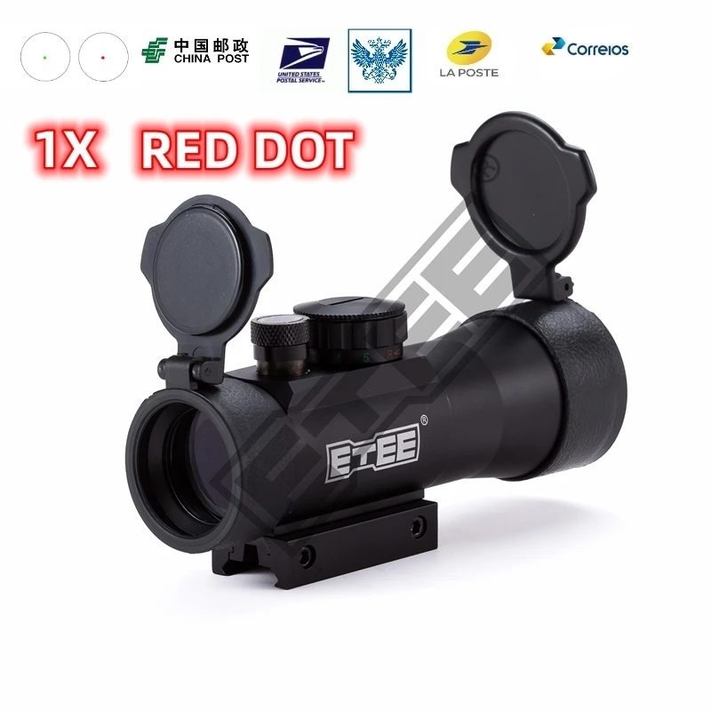 

Тактическая оптика ETEE 2X42RD, красная и зеленая точка, ручная регулируемая красная точка, прицел, охотничий пневматический пистолет, аксессуар 11 мм/20 мм, рельсовое крепление