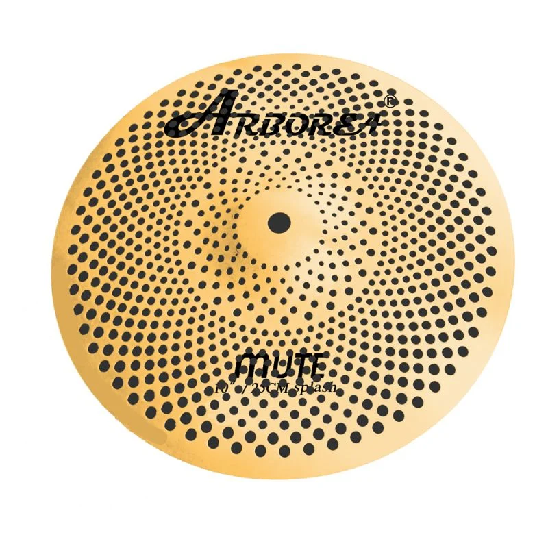 Arborea Alloy Mute Cymbal Set Low Volume Cymbal Pack 7 PCS(10/12/14/16/18/20) with Bag For Drum Practice