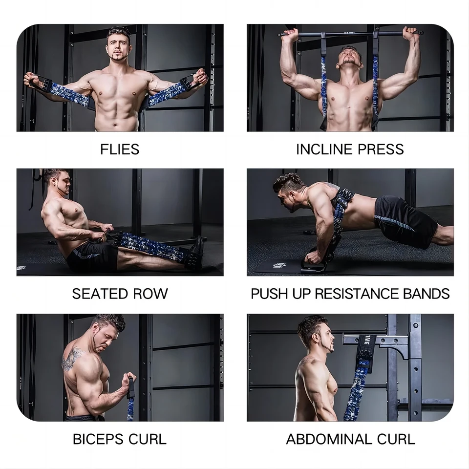 Bench Press Resistance Bands Chest Expander 5