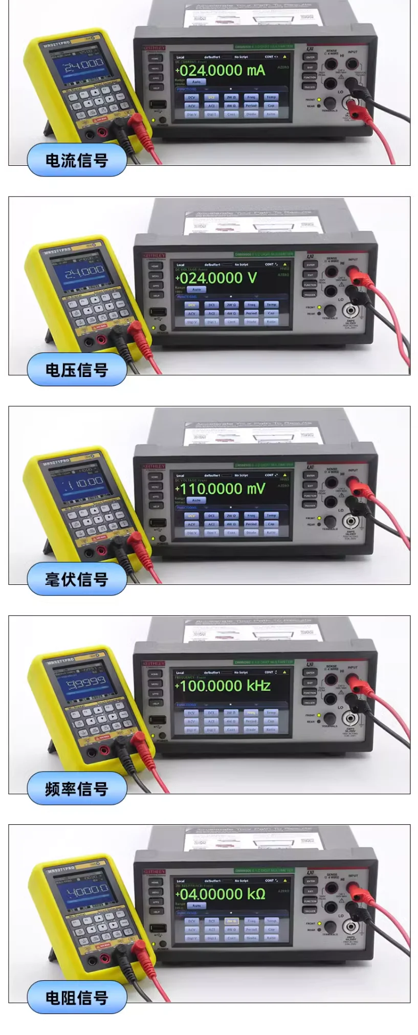 New MR9271PRO Hart Signal Generator 4-20mA Thermocouple Calibrator Paperless Recorder Modbus Debugging 6