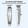 Kemei KM-1949 Gold or Sliver All metal Electric Hair Clipper KM-2028 Rechargeable Men's Shaver Professional Cordless Trimmer 4