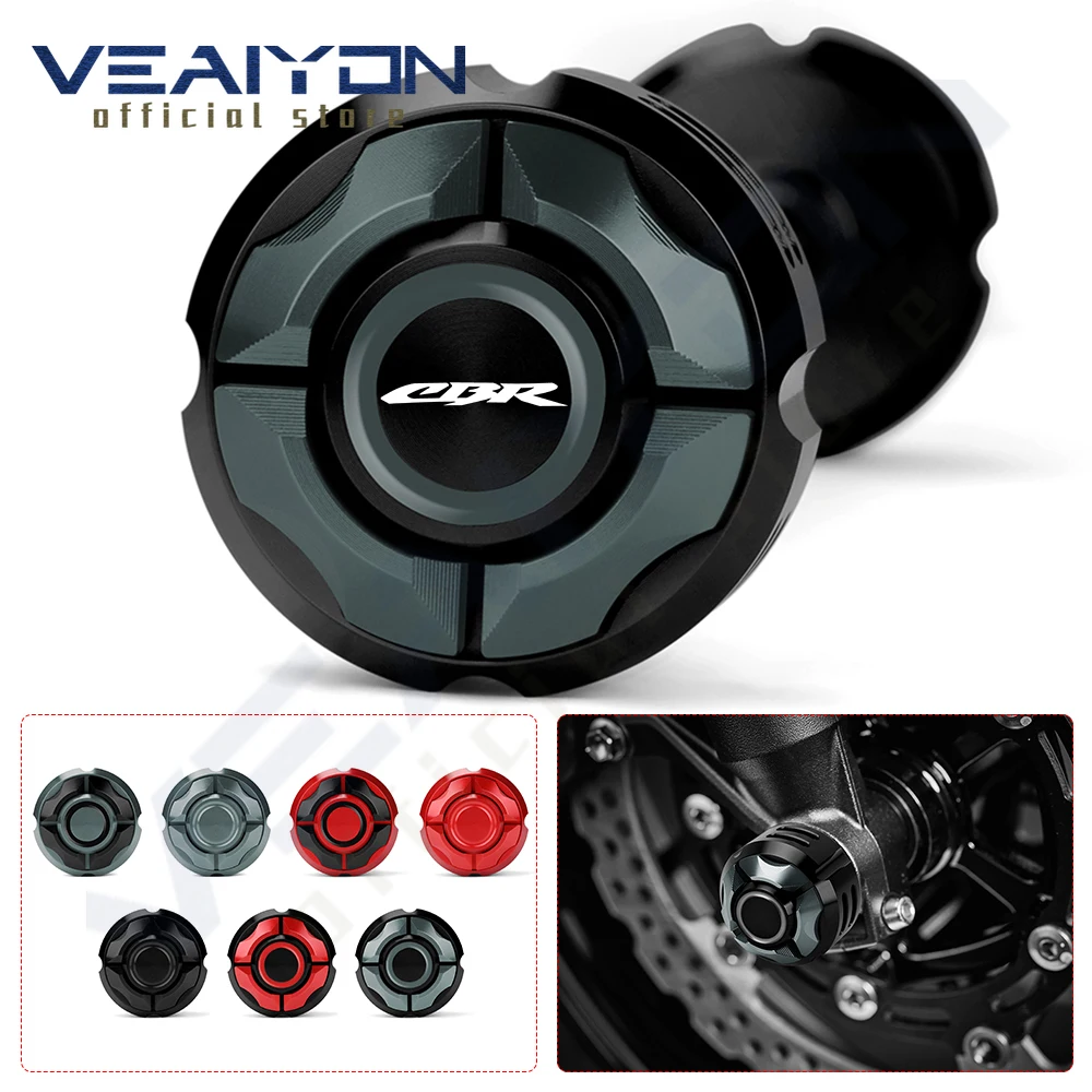 

For Honda CB CBR CB650R cbr 650 r Motorcycle Wheel Protect Slider Front Wheel Axle Fork Sliders Crash Protector accessories