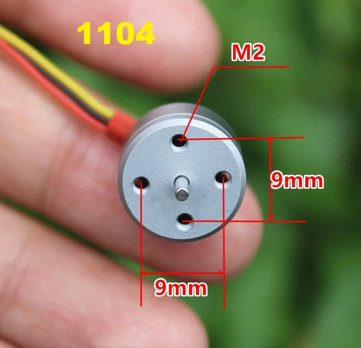 1104 4400kv Outrun ner bürstenloser Motor mit Propeller cw ccw für fpv Racing RC Drohne DIY Handheld Fan Flugzeug Modell Quadro tor – Detail 11