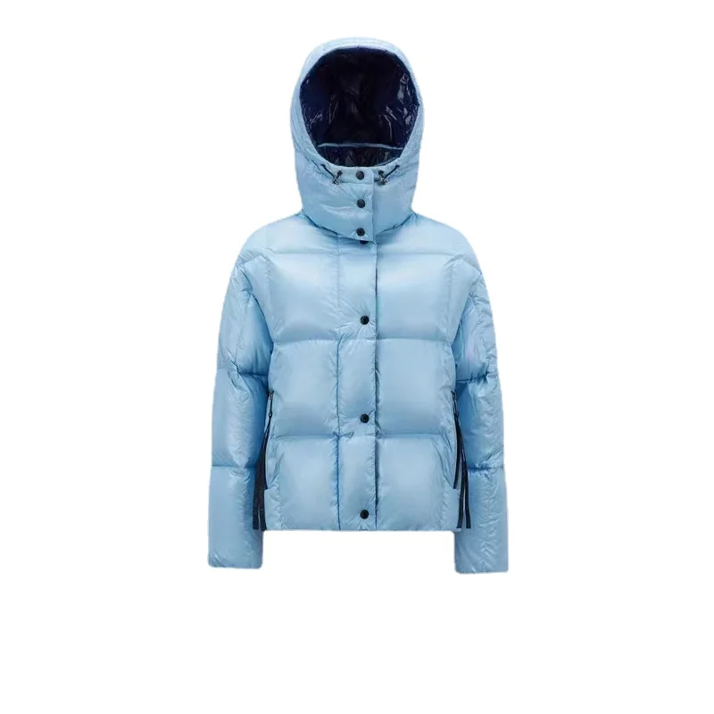 High Quality Women's 90 White Goose Down Down Jacket, Winter Luxury Short Bread Coat Down Jacket for Women, Women's Short Jacket