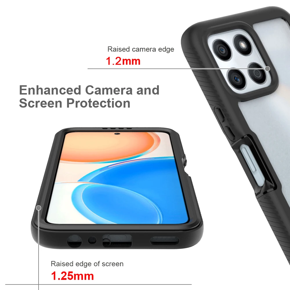 Crystal Clear Shockproof Case with PET Screen Protector for Motorola Moto G Series