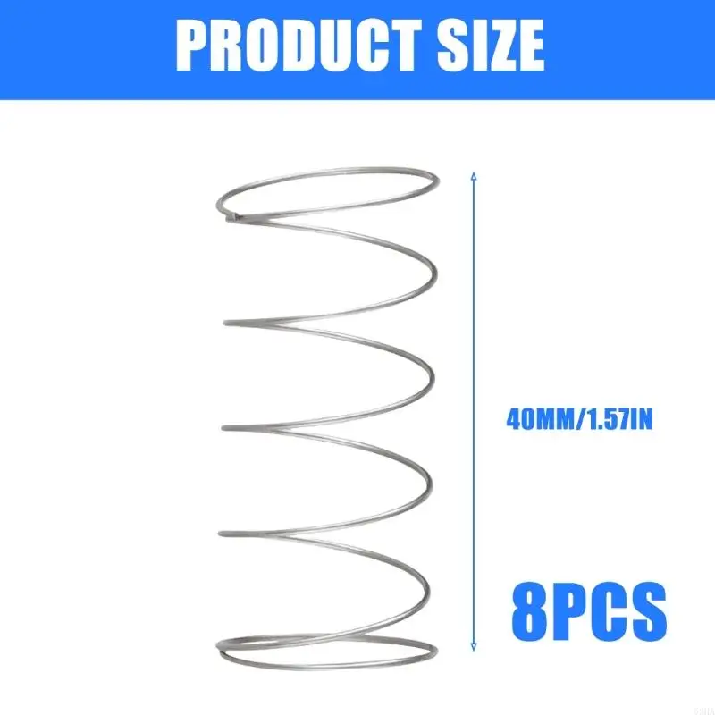 63HA 8pcs Precisions Controlled Toilet Flush Spring Toilet Tanks Press Spring for Home