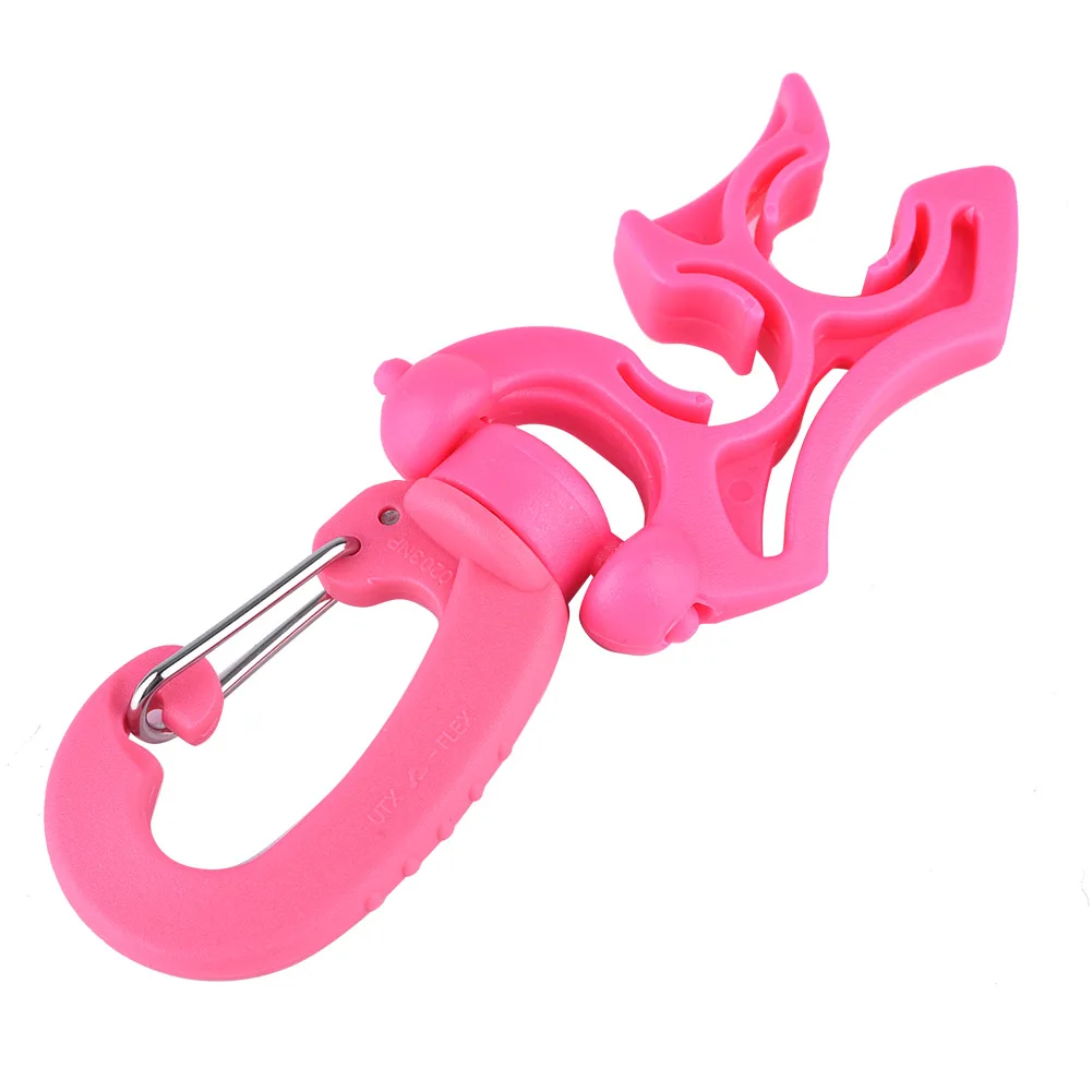 BCD Schlauchhalter Tauchclip Tauchen Doppel BCD Schlauchhalter Clip Regler Halter Schnalle Haken für Tauchen Schnorcheln – Detail 8