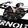 Bodybuilding Vinyl Record Wall Clock For GYM Fitness Room Workout Artwork Customizable Bodybuilder Name Carved Music Album Clock 4