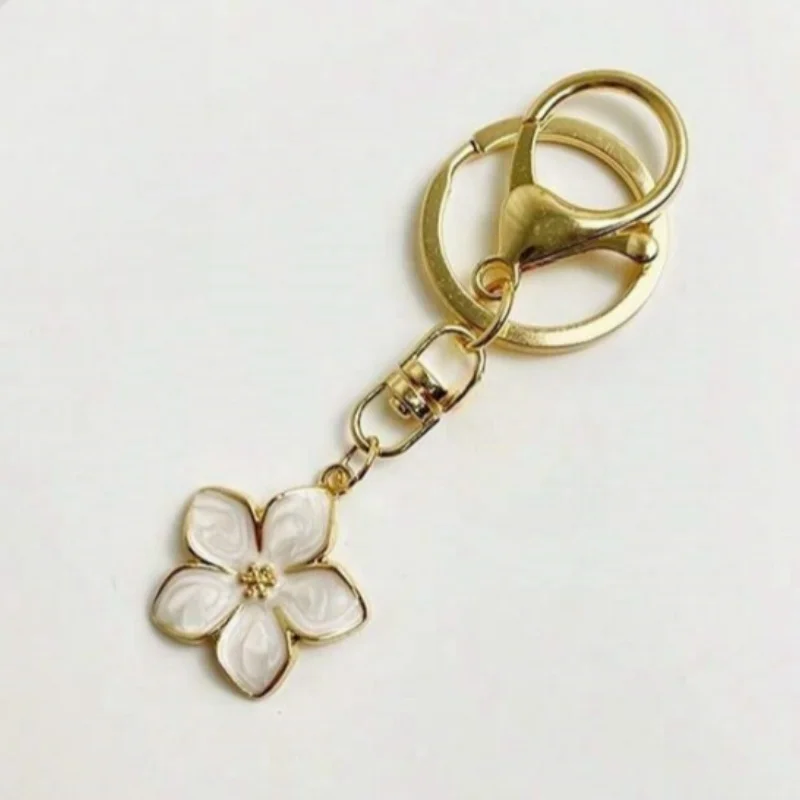 Weißer Birnblüten-Schlüsselanhänger, niedliche Accessoires, Schlüsselanhänger für Paare, passende Schlüsselanhänger, Anhänger, Großhandelsartikel für Boutiquen – Detail 7