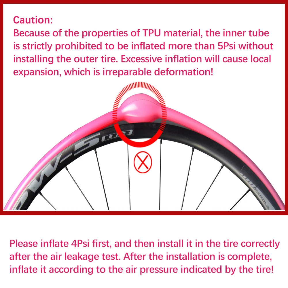 Рисунок 2 - Сверхлегкий велосипедный внутренний шланг RideNow