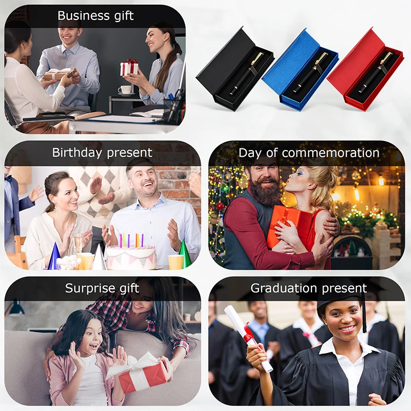 30Pcs Foam Insert Packaging Magnetic Paper Gift Boxes for Pen