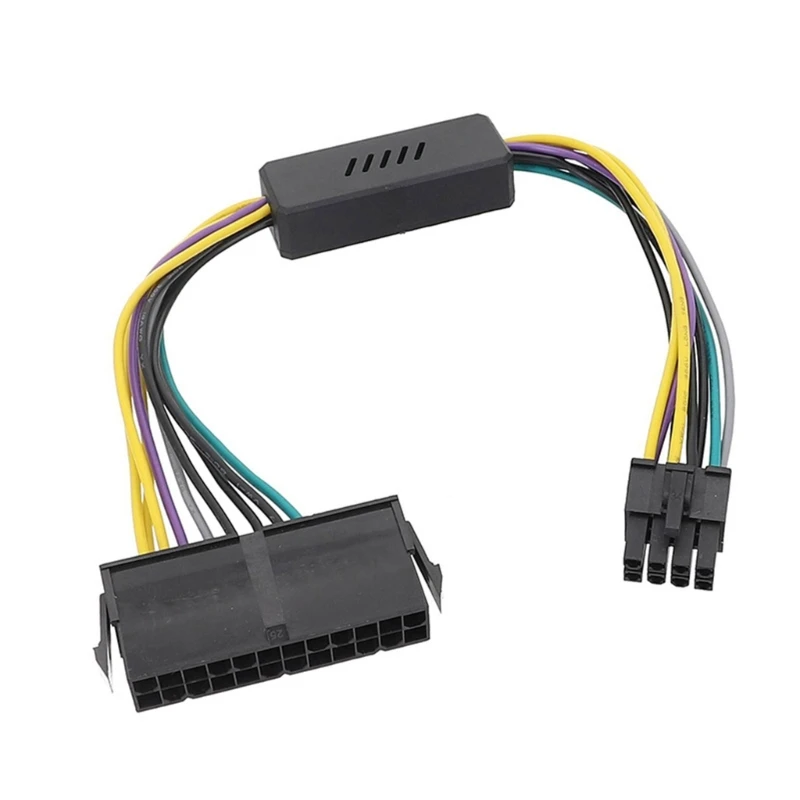 Optiplex 3020, 7020,9020,T1700,H61,H81,Q77,Q87,B75,A75,Q75,Q65용 24핀-8핀 전원 공급 장치 어댑터 케이블