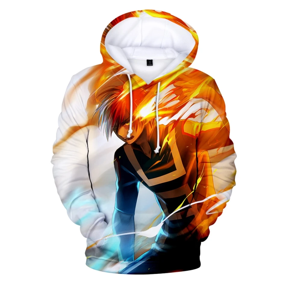 

Autumn Hip Hop Hoodie 3D My Hero Academia Hoodies Men Women Sweatshirts Fashion Boys Girls Cartoon Pullovers Tracksuits Tops