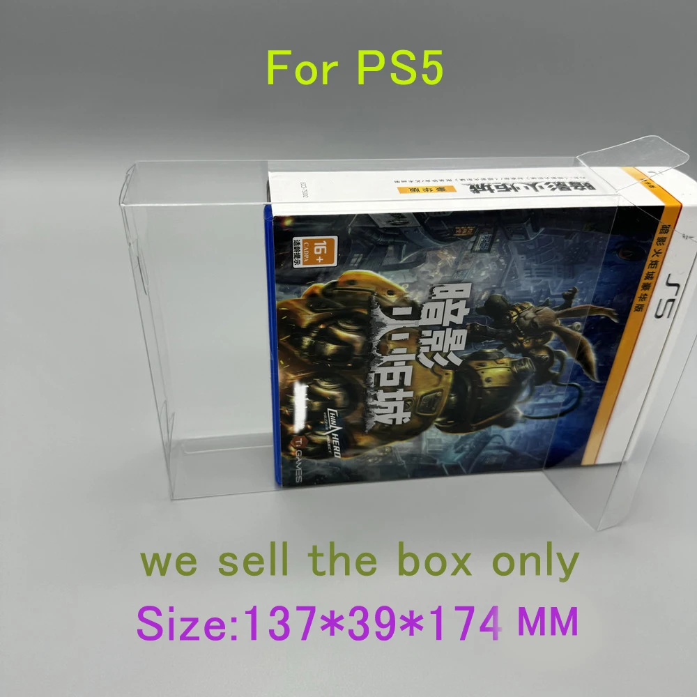 Cover Trasparente Per Ps5 Per Forgiato In Shadow Torch Deluxe Edition Game Console Collection Display Scatola Protettiva