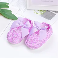 Summer Princess Ribbon Bow Toddler Shoes For Baby Girls Hollow Out Crochet Prewalker Cartoon First Walker Shoes Zapatillas NiñO 3