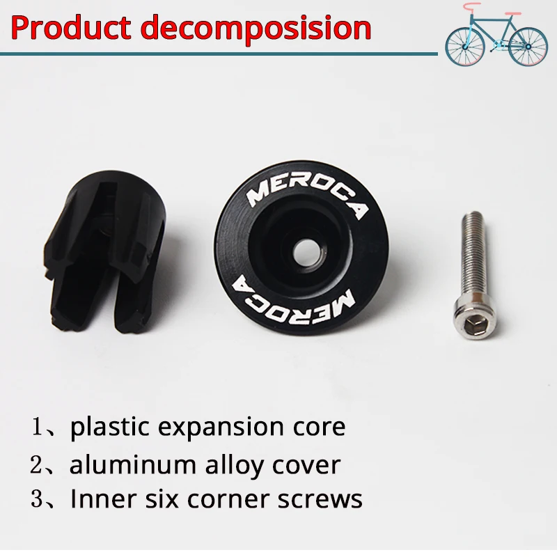 Bicycle Handlebar Cap Bar End Plug Road Mountain Bike Aluminum MTB Handlebar Plugs