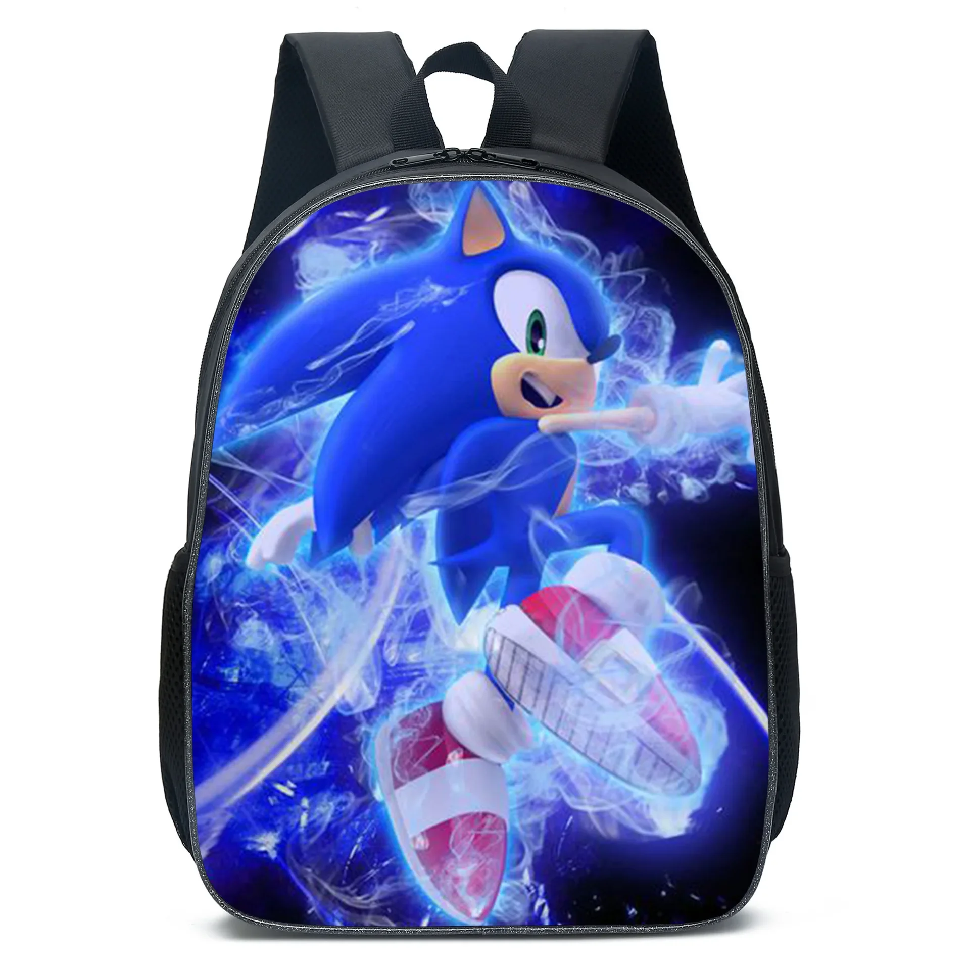 Sonic Cartoon Animation Kids' School Backpack – Primary & Secondary Bag sonic fun