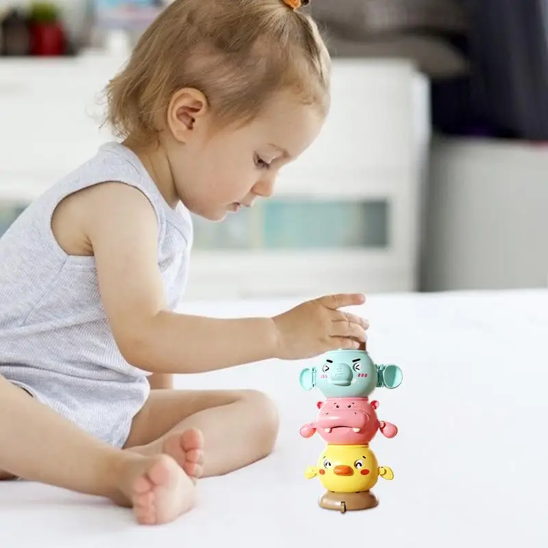 Stacking Toys For Toddler Cute Pull Back Vehicles Stacking Toy Car Creative Educational Toys Press Pull Back Toy For Children Bo