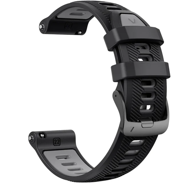 22mm Garmin Silicone Easy Fit Watch Band - Original Bracelet Replacement Strap