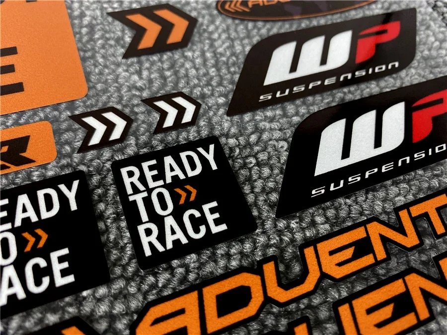 Motorcycle Stickers Reflective Waterproof Motocross Decals For KTM RC8 Duke 200-1290 ADV