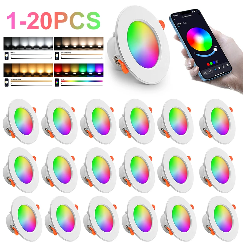 Dimmable LED Downlight WiFi Smart Spotlight Lamp