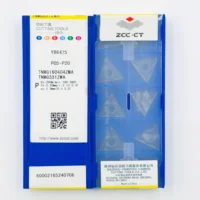 Plaquettes en carbure ZCC.CT TNMG160404 TNMG160408 TNMG160412-EM EF YBG205 YBG202 YB6425 – Inserts TNMG 3