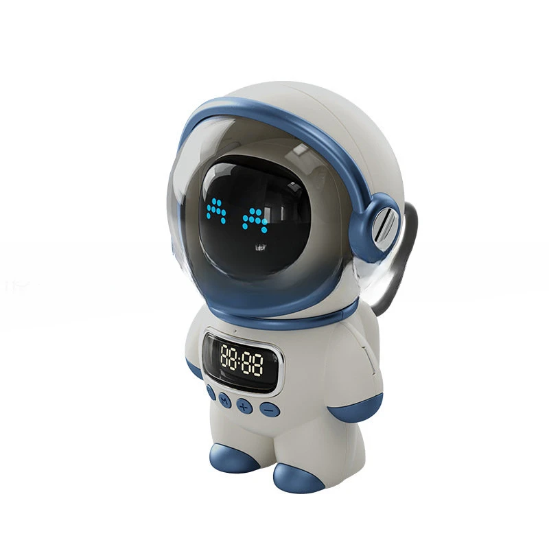 

2022 New Bluetooth Smart AI Interactive Audio Clock Alarm Clock with Memory Insulation Displacement Connection Computer Speaker