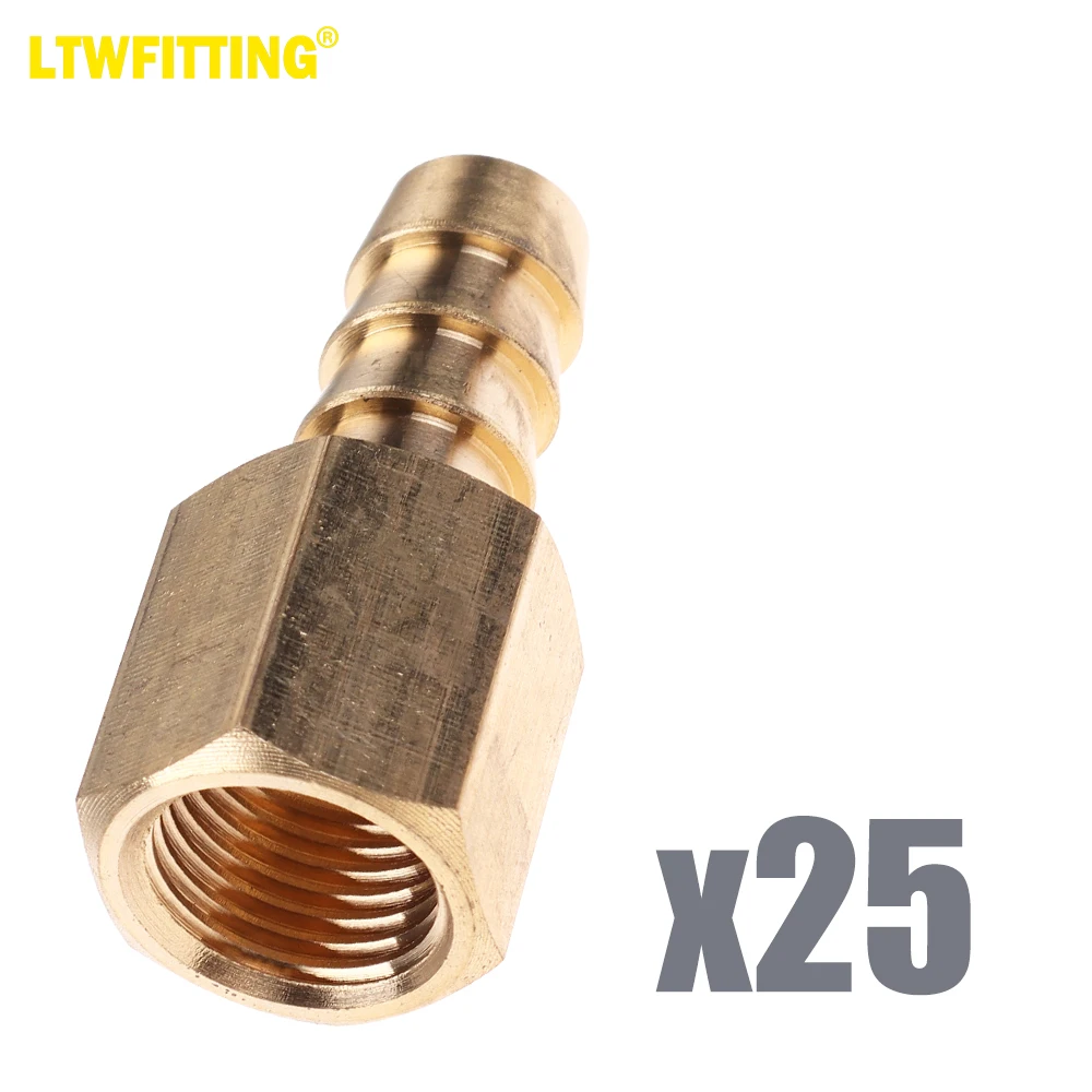 

Латунный фитинг для труб С Клешней LTWFITTING, 3/8 дюйма, внутренний диаметр шланга x 5/16 дюйма, соединение с гайкой 45 градусов (упаковка из 25 шт.)