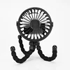 Baby Stroller Electric Fan Hand Rechargeable Portable Small Folding Fans Mini Ventilator Silent Table Outdoor Cooler Neck Fan 5