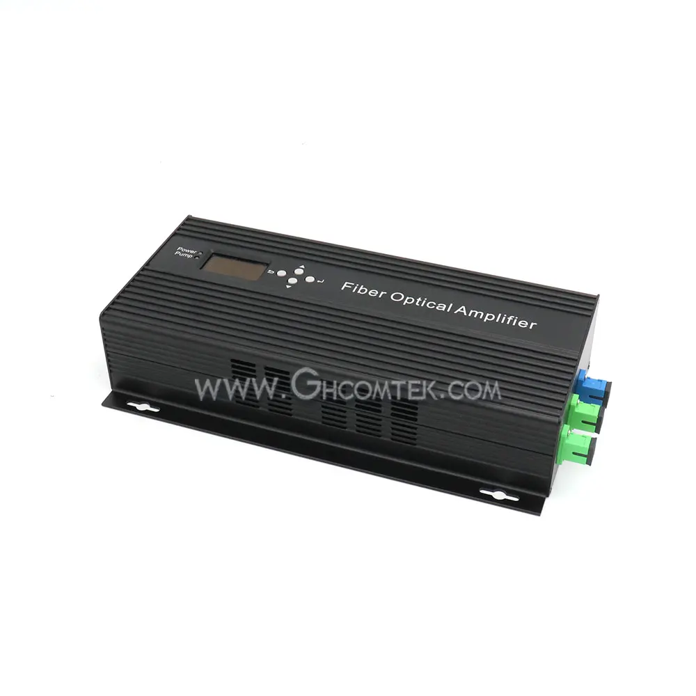 FTTH CATV 1550nm WDM EDFA Fiber Optical Amplifier 1x22dBm Power Out