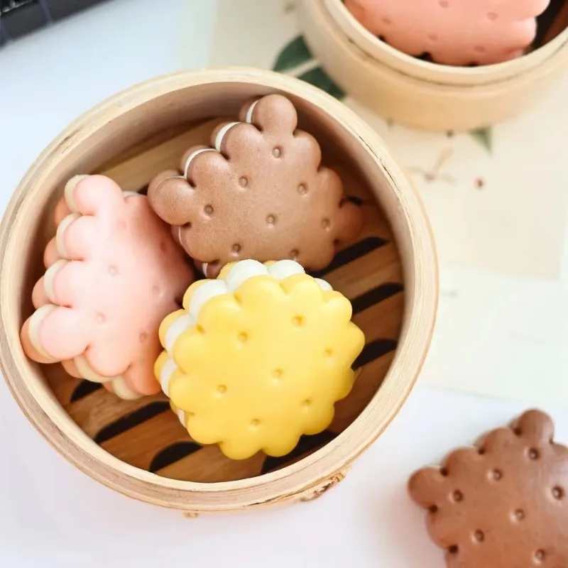 Chocolate Sandwich Cookies Classic Square Round Cookie Cutter Biscuit Mould Pressable Fondant Stamp Cake Decor Baking Supplies