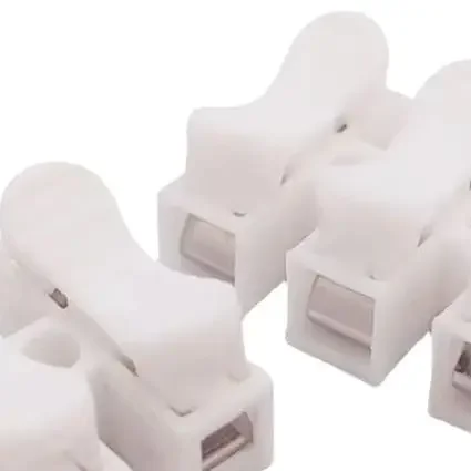 20Pcs No Solding Quick 1P 2P 3P 케이블 와이어 커넥터 나사없는 터미널 블록 스프링 클램프