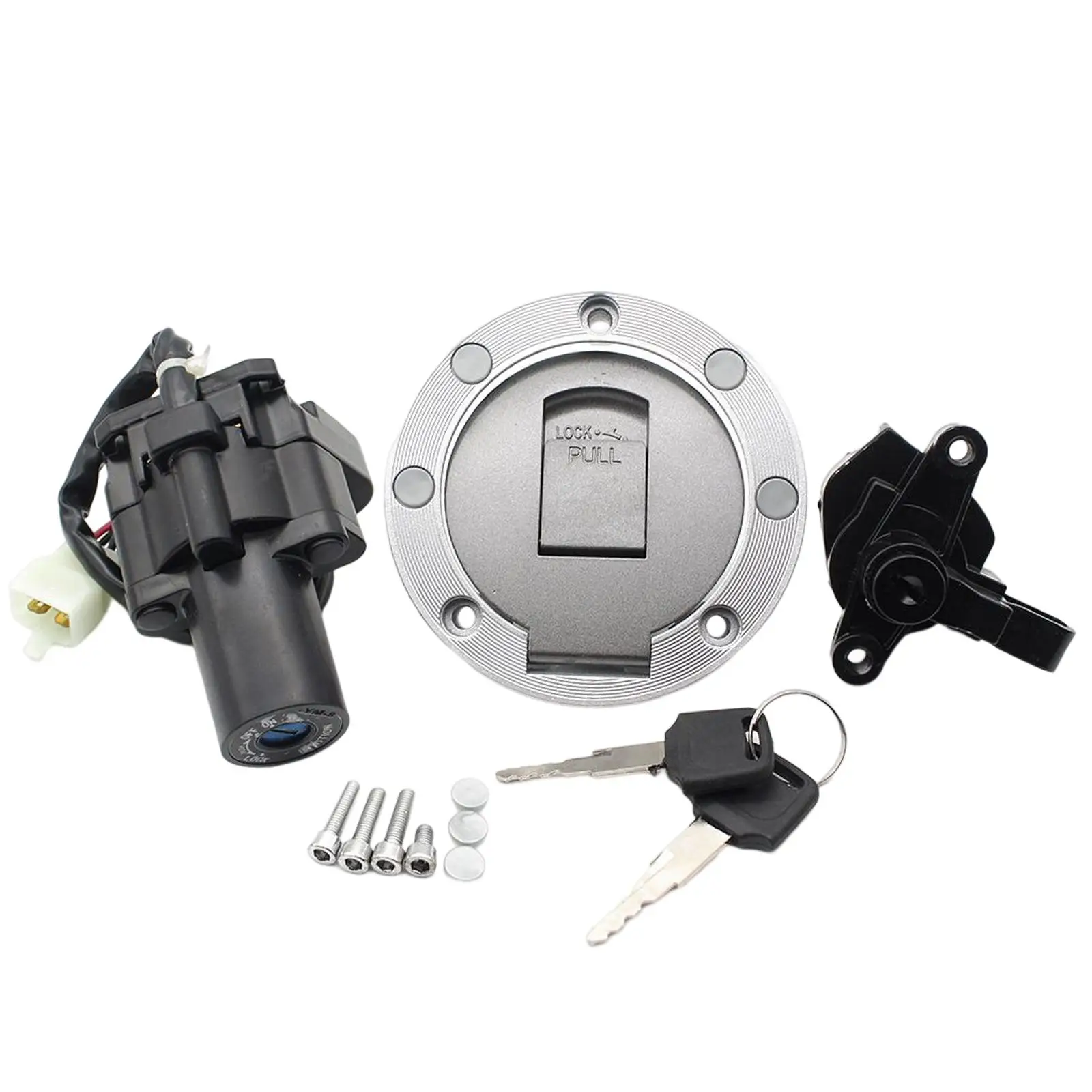 

Durable Gas Fuel Tank Cap Cover High Strength Motorcycle with Keys Professional for Yamaha XJR400 1993-2002 Repair Assembly