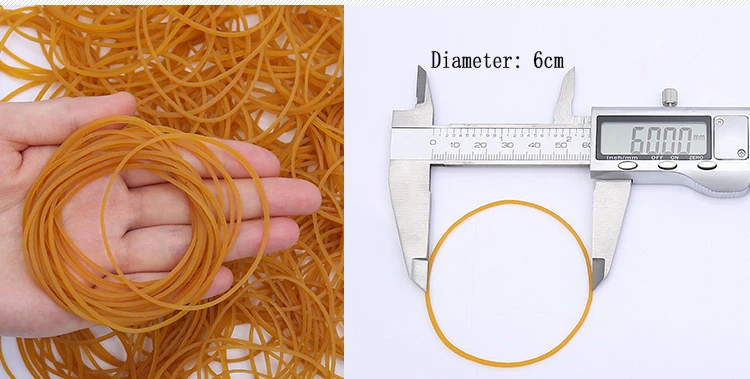 Bulk Pack of Soft Elastic Hair Bands - Durable and Versatile Rubber Fasteners