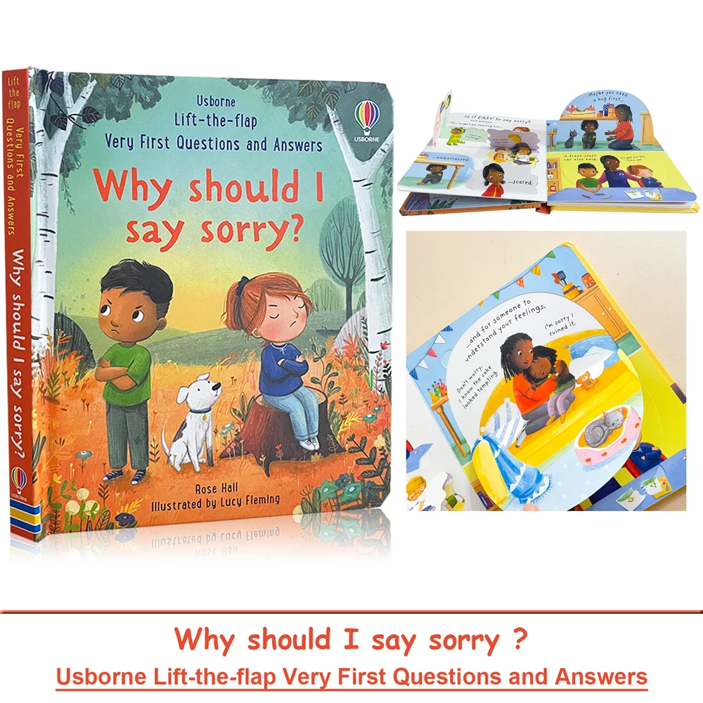 Usborne Lift-the-Flap: Why Should I Say Sorry? Interactive Picture Book