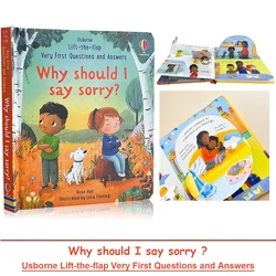 Usborne Lift - the - Flap: Why Should I Say Sorry? Interactive Picture Book - Say Sorry